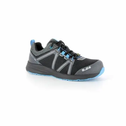 Produktfoto 1 von S.24 6182 Unisex Sicherheitsschuhe Schwarz Aktivkohle, Fiberglas, Größe 37 / UK 4