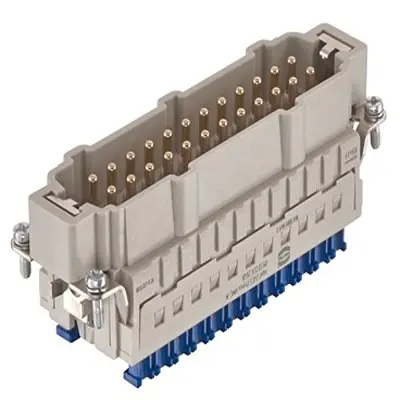 Produktfoto 1 von HARTING Han ES Stifteinsatz Stecker, 24-polig 16 A, Einfügen