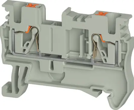 Produktfoto 1 von Wieland Anschlussklemmenblock DIN-Schiene 1 Grau, 2.5mm², 800V Einsteck-Anschluss