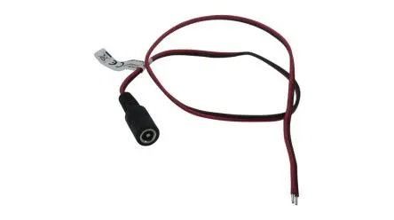 RND Sensor Cable, B Freies Kabelende, 500 mm Schwarz, Rot Polyvinylchlorid, 12V