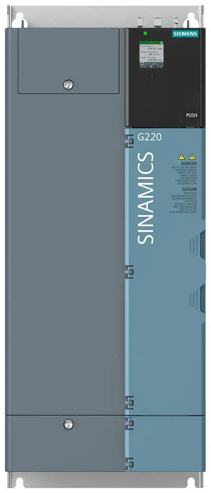 Produktfoto 1 von Siemens G220 3-Phasen Wechselstrommotorantrieb 11 kW 240 V 80 A 550Hz