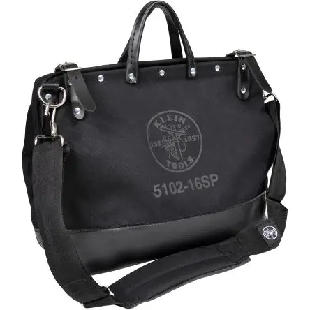 Produktfoto 1 von Klein Tools Leinen Werkzeugtasche mit Schnalle, 6Zoll x 16 Zoll x 14 Zoll Schultergurt