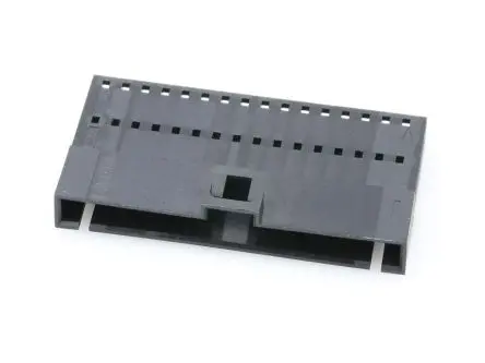 Produktfoto 1 von Molex 70107 Buchse Crimpgehäuse 2.54 mm, 16-polig / 1-reihig Vertikal, Kabel