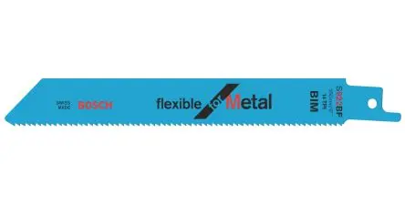 Produktfoto 1 von Bosch Bimetall Metall Säbelsägeblatt / 14 TPI 150 mm 100