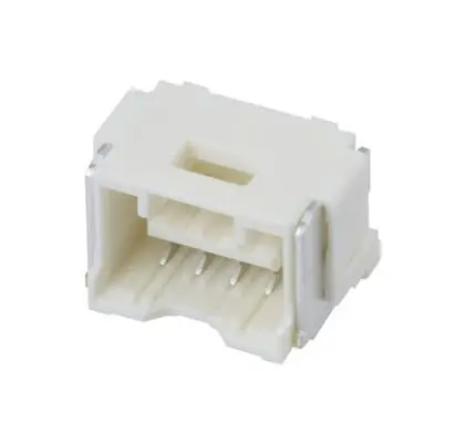 Produktfoto 1 von Molex 502584 Stiftsockel Vertikal, 4-polig / 1-reihig, Raster 1.5 mm Raster Oberfläche, Kabel-Platine, Ummantelt