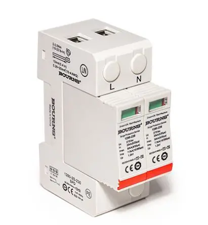 Produktfoto 1 von Bourns, Überlastschutzgerät, 1.2 kV 50 kA DIN-Hutschiene 1280