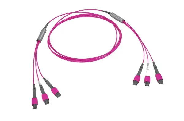 Produktfoto 1 von HellermannTyton Connectivity RapidNet Fibre LWL-Kabel 20 m, Raucharm halogenfrei Magenta