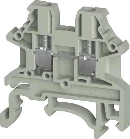 Produktfoto 1 von Wieland Anschlussklemmenblock DIN-Schiene 2 Grau, 2.5mm², 1000V Schraubbefestigung