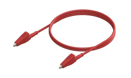 Produktfoto 1 von CALTEST Messleitung 10A, Rot Silikon-isoliert 60 cm
