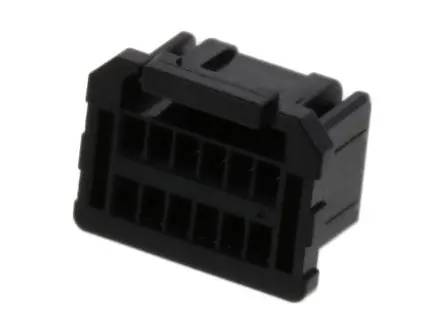 Produktfoto 1 von Molex 505432 Buchse Steckverbindergehäuse 1.25 mm, 12-polig / 2-reihig Vertikal
