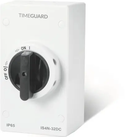 Produktfoto 1 von Timeguard Weathersafe Sicherungslasttrennschalter 4-polig SMD 32A IP66