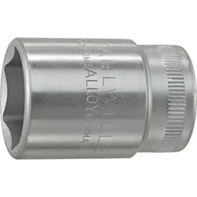 STAHLWILLE 1/2 in Sechskant Buchse SW 36 mm Vierkant x 52.00 mm