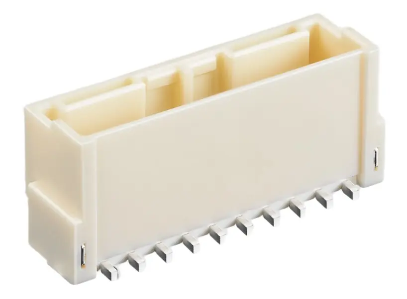 Hirose KM32A Anschluss Gerade, 6-polig / 1-reihig, Raster 2 mm Raster SMD, Kabel-Platine, Ummantelt