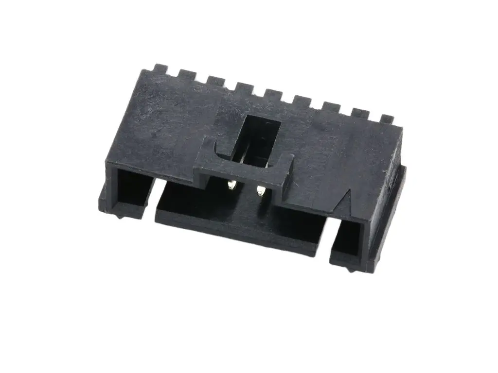 Molex 70555 Stiftsockel gewinkelt, 8-polig / 1-reihig, Raster 2.54 mm Raster Durchsteckmontage, Ummantelt