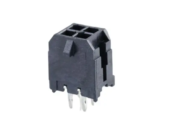 Molex 44914 Leiterplattenleiste Vertikal, 4-polig / 2-reihig, Raster 3 mm Durchsteckmontage, Kabel-Platine, Ummantelt
