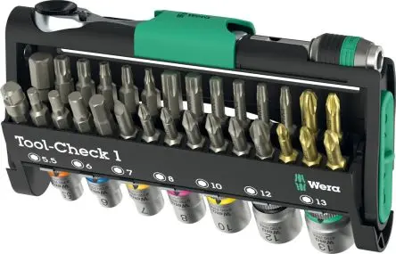 Produktfoto 1 von Wera Werkzeugsatz Werkzeugsatz, Werkzeugbox 38-teilig