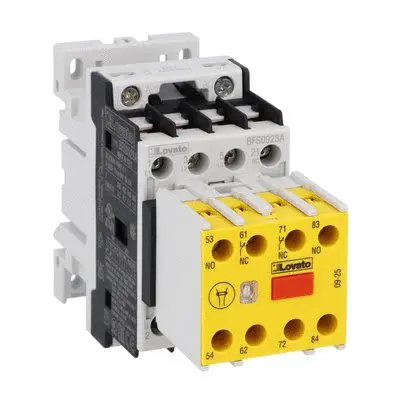 Produktfoto 1 von Lovato BFS25 Schütz 110V-Spule, 3-polig, 600V / 25 A 7 kW Schütz 5-Hilfskontakte