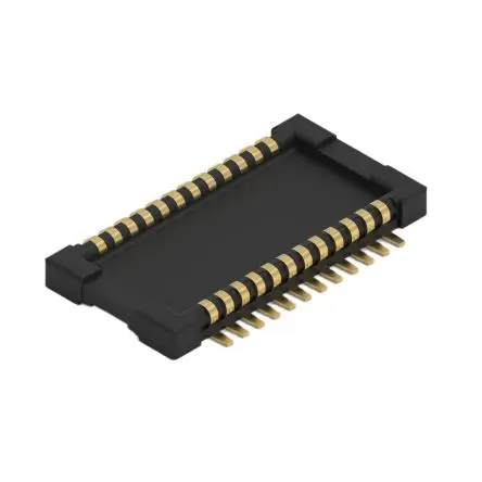 Produktfoto 1 von Wurth Elektronik WR-BTB Anschluss Vertikal, 24-polig / 2-reihig, Raster 0.4 mm Raster Oberfläche, Platine-Platine,