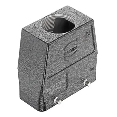Produktfoto 1 von HARTING Han M Haube Doppelter Hebel 2, Kabel 16B Haube, IP65, IP66, IP67