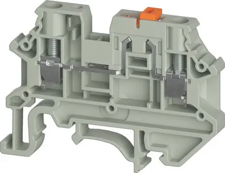 Produktfoto 1 von Wieland Anschlussklemmenblock DIN-Schiene 1 Grau, 4mm², 800V Schraubbefestigung