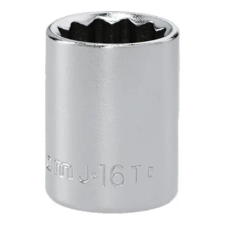 Produktfoto 1 von Facom 3/8 in 12-Kant Buchse SW 16 mm 12-Kant x 165mm