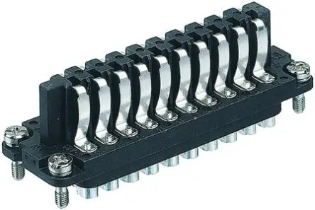 Produktfoto 1 von HARTING Staf Hochleistungssteckverbinder-Einsätze und -Module Stecker, 20-polig 10A, Stromversorgungssteckverbinder in