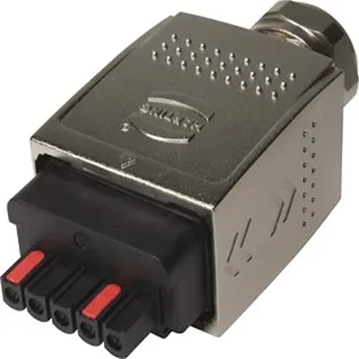 Produktfoto 1 von HARTING Han Push Pull Netzstecker 16A Klemme Stecker 5-polig / 1-reihig, 24V