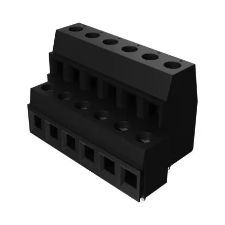 Produktfoto 1 von Molex 39700 Draht-zu-Platine-Anschlussblock Vertikal, Kabel-Platine, 2-polig / 1-reihig, Raster 5 mm