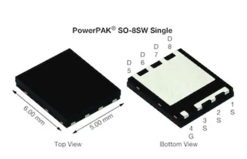 Produktfoto 1 von Vishay TrenchFET N-Kanal, SMD MOSFET Erweiterung 40 V / 467 A 270 W, 8-Pin SO-8SW