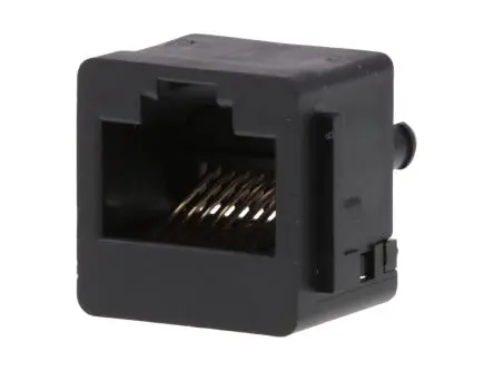 Molex 42878 Buchse Modular-Jack, 1-Port Bündige Montage Vertikal