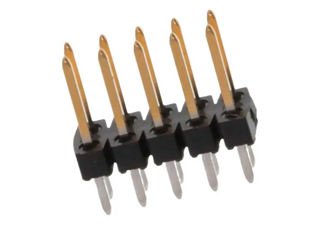 Molex 90131 Leiterplattenleiste Vertikal, 10-polig / 2-reihig, Raster 2.54 mm Raster Durchsteckmontage, Belegung,