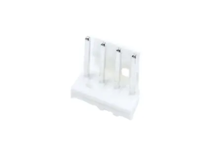 Molex 171813 Leiterplattenleiste Vertikal, 4-polig / 1-reihig, Raster 3.96 mm Raster Durchsteckmontage, Kabel-Platine,