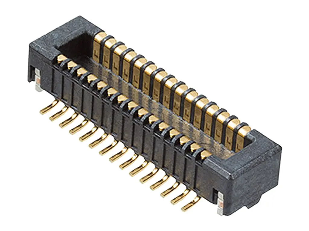 Produktfoto 1 von Molex 501745 Leiterplattenleiste Vertikal, 80-polig / 2-reihig, Raster 0.4 mm Raster SMD, Platine-Platine, Unisoliert