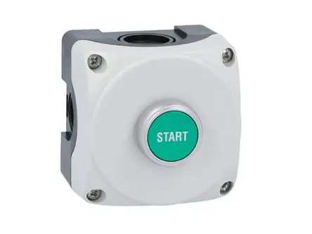 Produktfoto 1 von Lovato LPZP1A8 Steuerstation-Schalter Nein Grün Polycarbonat, IP66, IP67, IP69K Polycarbonat Grau