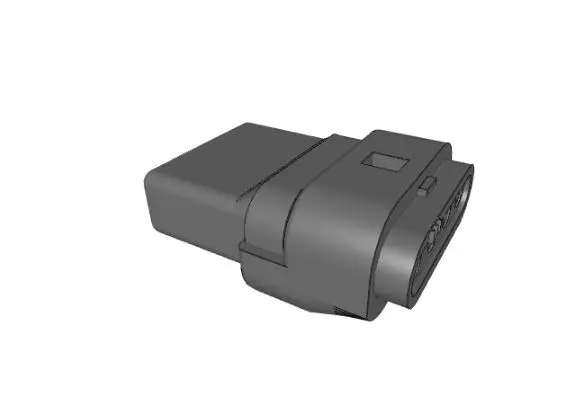 Produktfoto 1 von Molex 52213 Serie Steckverbindergehäuse Polyester, Buchse, Gerade, 4-polig, Steckverbindergehäuse