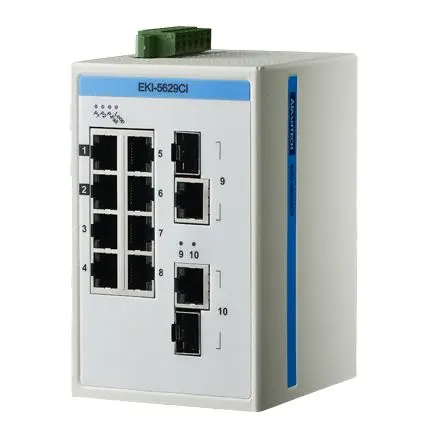 Produktfoto 1 von Advantech EKI:5629 Ethernet-Switch 10-Port Managed 1000Mbit/s