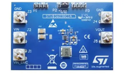 Produktfoto 1 von STMicroelectronics Evaluierungsplatine Buck Schaltregler, Evaluierungsplatine Evaluierungsplatine