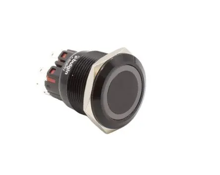 Bulgin MP22 Druckknopf Grün Beleuchtet Tastend Frontplattenmontage Ø 22 mm, 2-poliger Umschalter / 5A 250 V, IP65