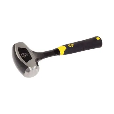 Produktfoto 1 von CK Hammer, Fäustel aus Kohlenstoffstahl 1.36 kg Stahl-Stiel 280mm