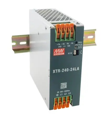 Produktfoto 1 von MEAN WELL XTR-240 DIN-Schienen Netzteil Schaltnetzteil für DIN-Schiene 600V ac Wechselstrom/Gleichstrom / 5 A 48V DC 240