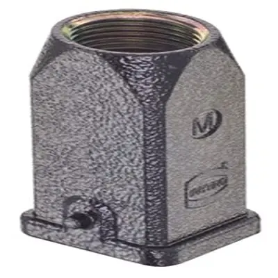 Produktfoto 1 von HARTING Han M Haube Einhebel 1, Kabel 3A Haube für obere Kabeleinführung, IP44, IP65, IP67