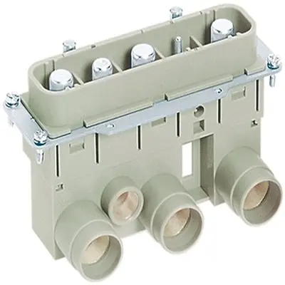 Produktfoto 1 von HARTING Han Com Stifteinsatz Stecker, 5-polig 200 A, Einfügen