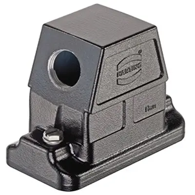 Produktfoto 1 von HARTING Han HP Direct M Haube Schraubbefestigung, Kabel 10B Haube, IP66, IP68, IP69, IPx9K