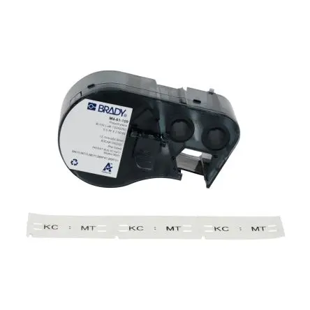 Produktfoto 1 von Brady Beschriftungsband Schwarz für M510 auf Weiß 0.5 Zoll 2 Zoll 0.5 Zoll