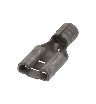Produktfoto 1 von Molex 19016 Schnellkupplungs-Crimpanschluss, Schwarz, Nicht isoliert, 6.35 x 0.81 mm, Buchse, 12 AWG min, 14 AWG