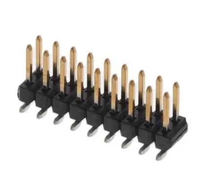 Produktfoto 1 von Molex 15-91 Stiftsockel Vertikal, 18-polig / 2-reihig, Raster 2.54 mm Raster Oberfläche, Kabel-Platine, Unisoliert