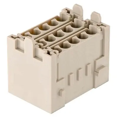 Produktfoto 1 von HARTING Han Yellock Stifteinsatz Stecker, 15-polig 16 A, Einfügen