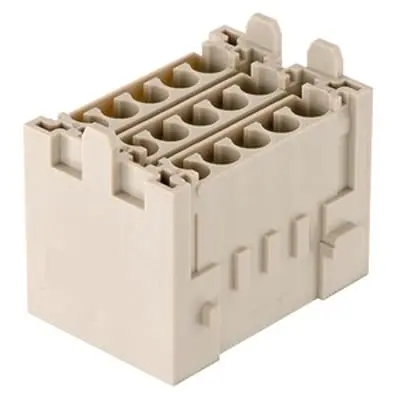 Produktfoto 1 von HARTING Han Yellock Stifteinsatz Stecker, 15-polig 16A, Einfügen