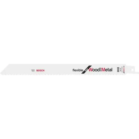 Produktfoto 1 von Bosch Bimetall Metall, Holz Säbelsägeblatt / 10 TPI 225 mm 5