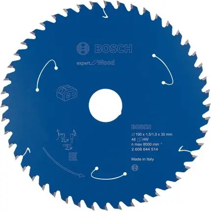 Produktfoto 1 von Bosch 48 Hartmetall Holz Kreissägeblatt, Ø 190 mm 1